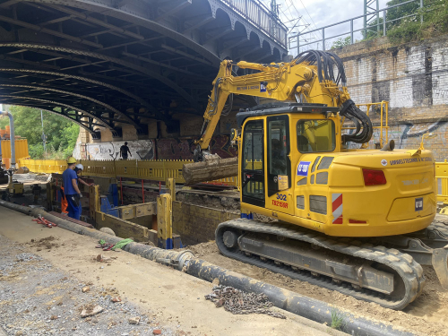 Trinkwasserleitung Pittlerstraße   Bild 01
